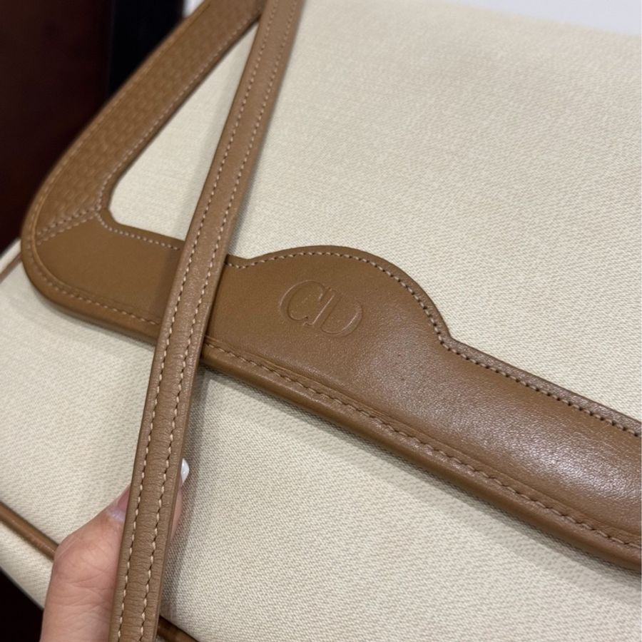 Dior 迪奧 vintage 白色 斜背包 肩背包 側背包-18