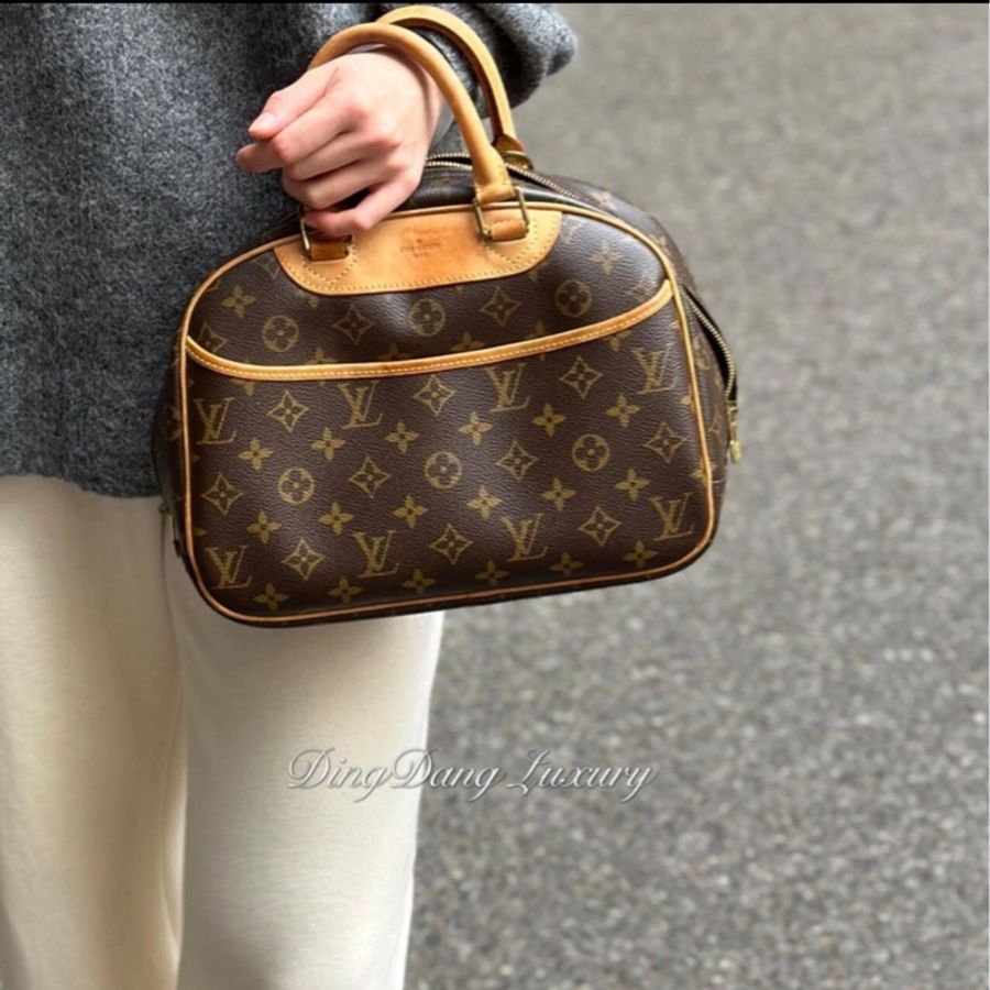 Louis Vuitton LV 路易威登 老花 小珍妮佛 小珍包 珍妮包 手提包 肩背包 斜背包-7