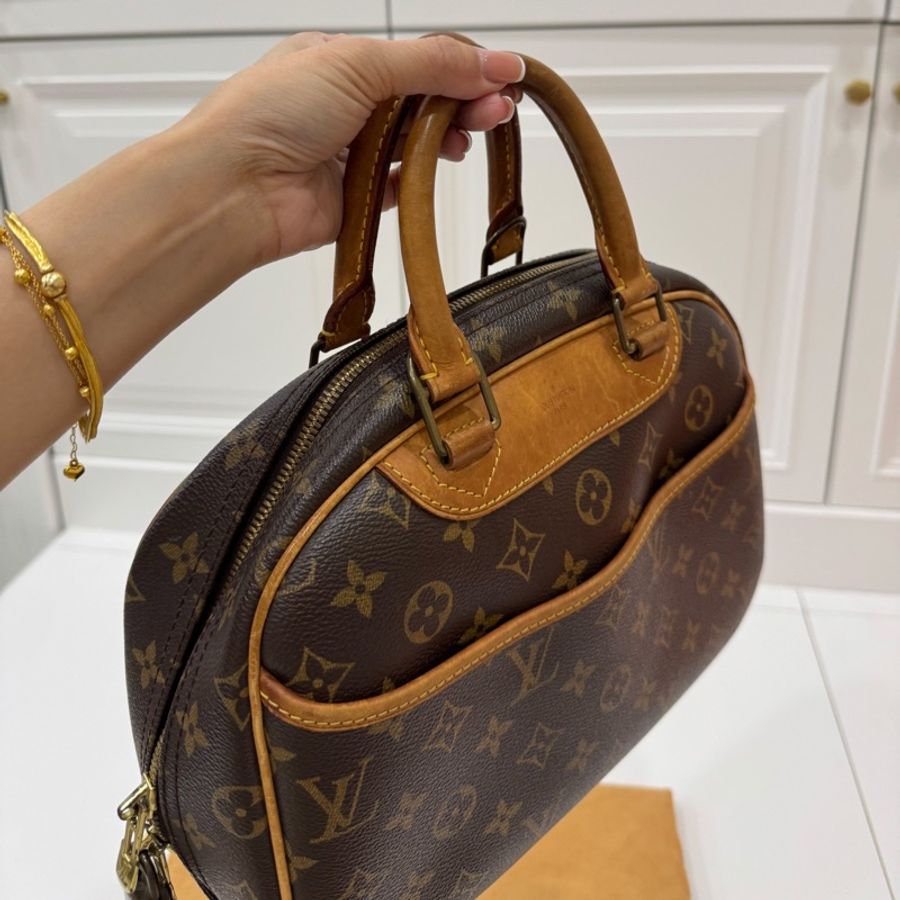 Louis Vuitton LV 路易威登 老花 小珍妮佛 小珍包 珍妮包 手提包 肩背包 斜背包-14