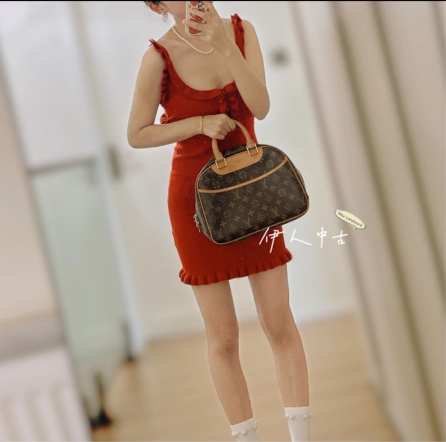 Louis Vuitton LV 路易威登 老花 小珍妮佛 小珍包 珍妮包 手提包 肩背包 斜背包-26