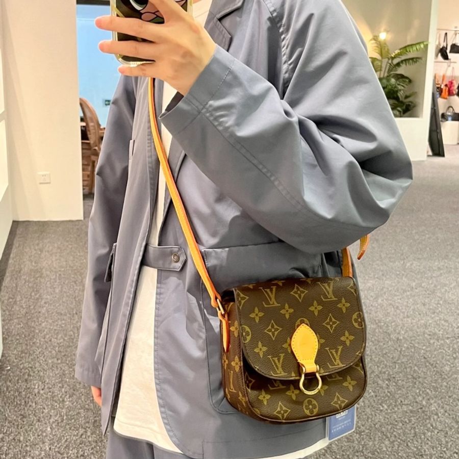 「JL精品代購」LV老花 馬鞍包-1