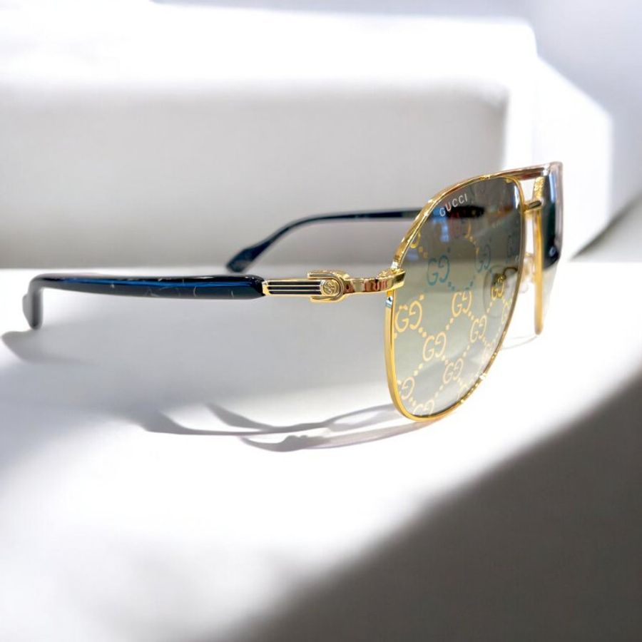 GUCCI 雙G LOGO 雷朋墨鏡-3