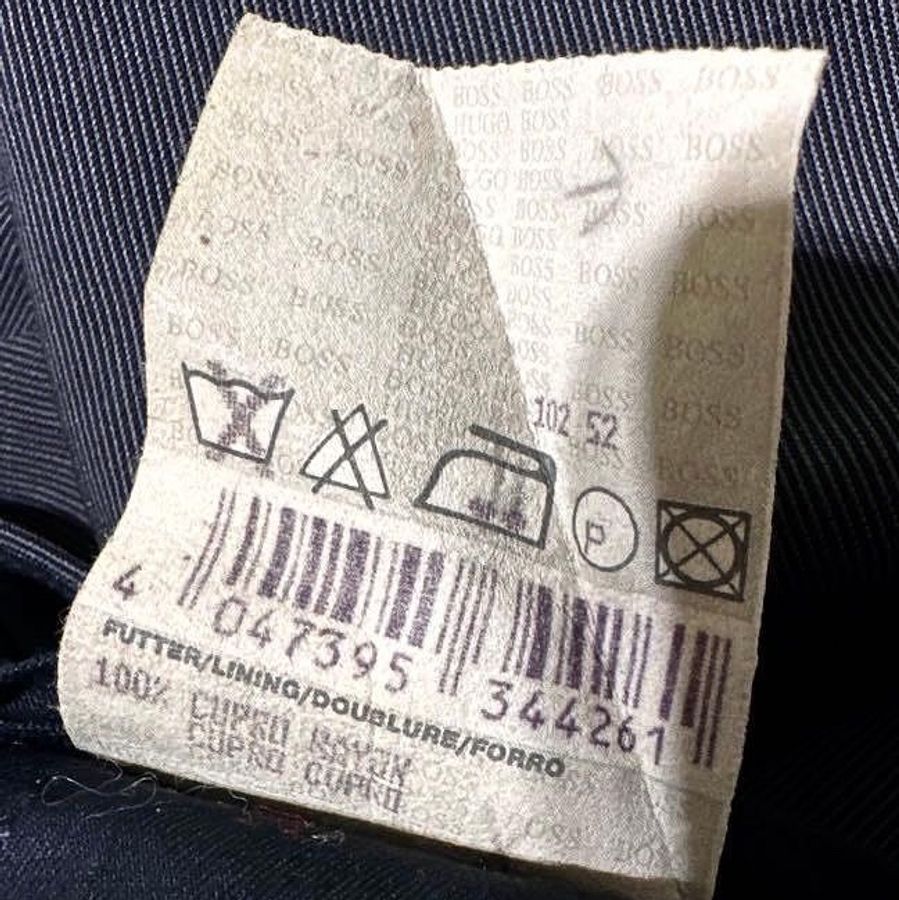 Hugo boss 老爺爺風格高級羊毛古著西裝褲 grandpacore vintage-5