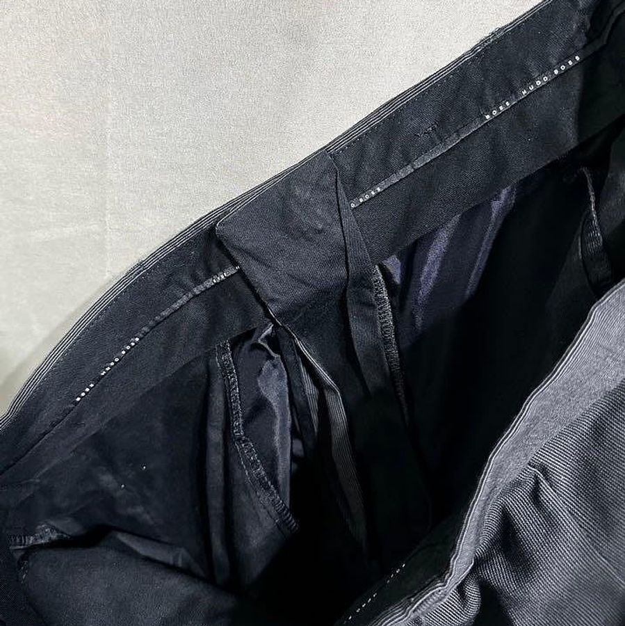 Hugo boss 老爺爺風格高級羊毛古著西裝褲 grandpacore vintage-6