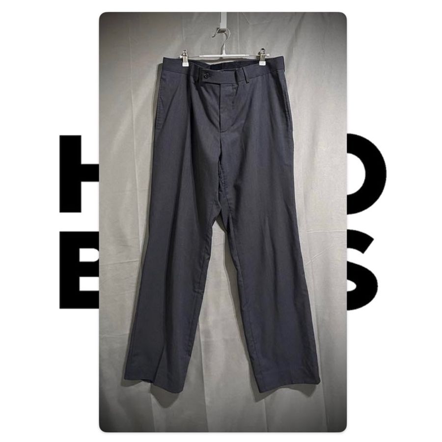 Hugo boss 老爺爺風格高級羊毛古著西裝褲 grandpacore vintage-0