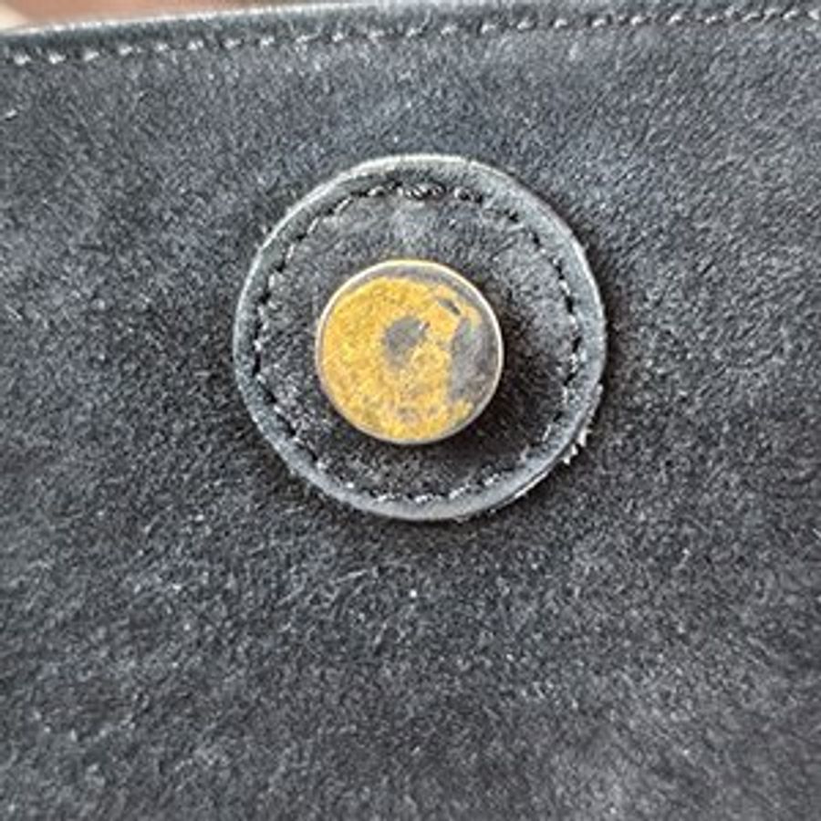 CELINE 黑色牛皮BELT鯰魚兩用包 189103ZVA-6