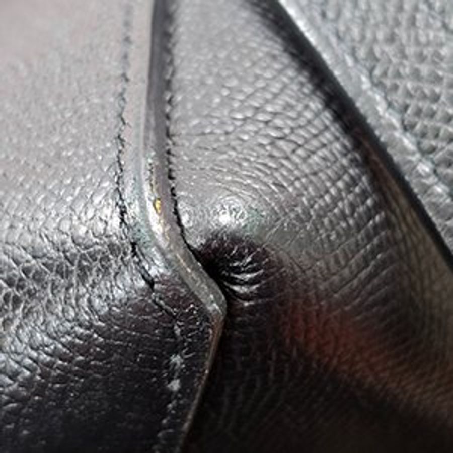 CELINE 黑色牛皮BELT鯰魚兩用包 189103ZVA-8