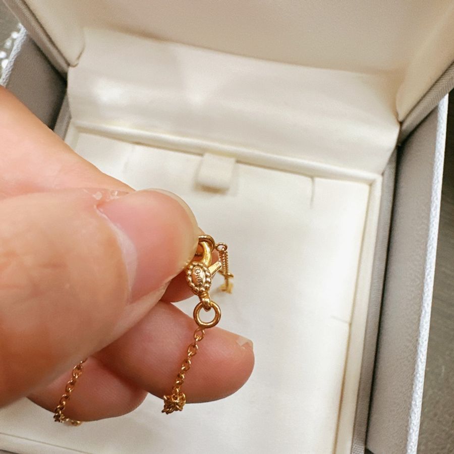 Dior VIP 限量款 Dior蜜蜂滿鑽項鍊-12