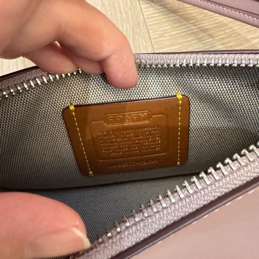 Coach 鞣製皮革手提小包-8