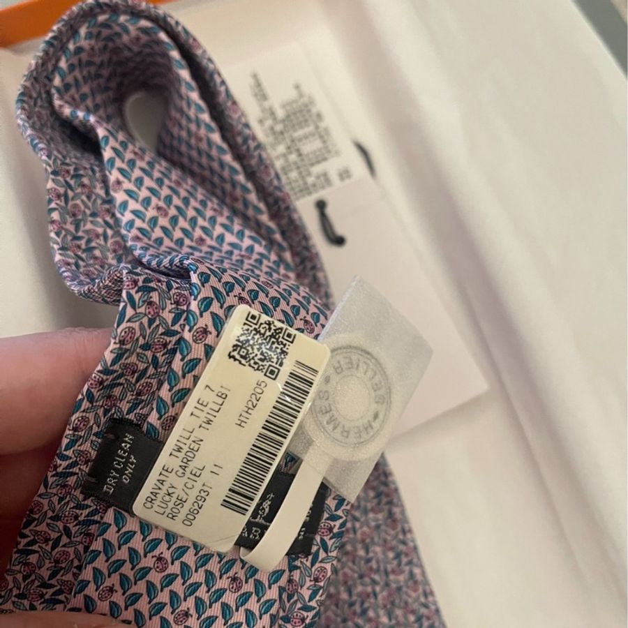 (已售出)Hermes 愛馬仕領帶 全新未使用-3