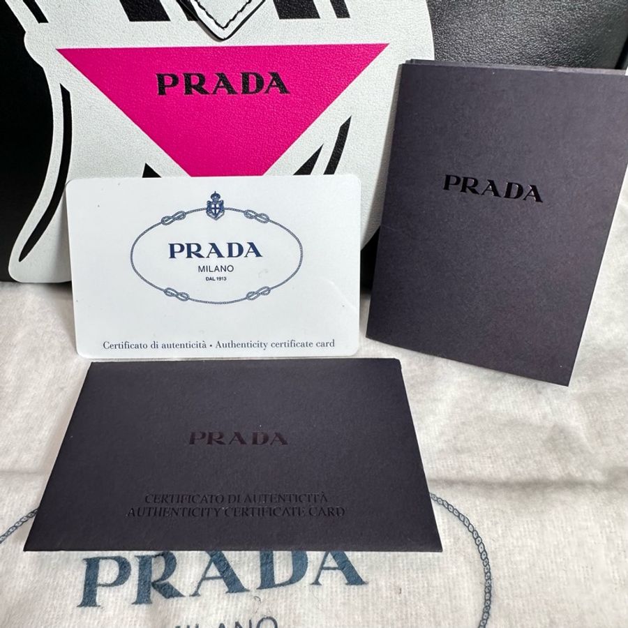 PRADA  香蕉三角形Logo印花相機包（典藏款）-26