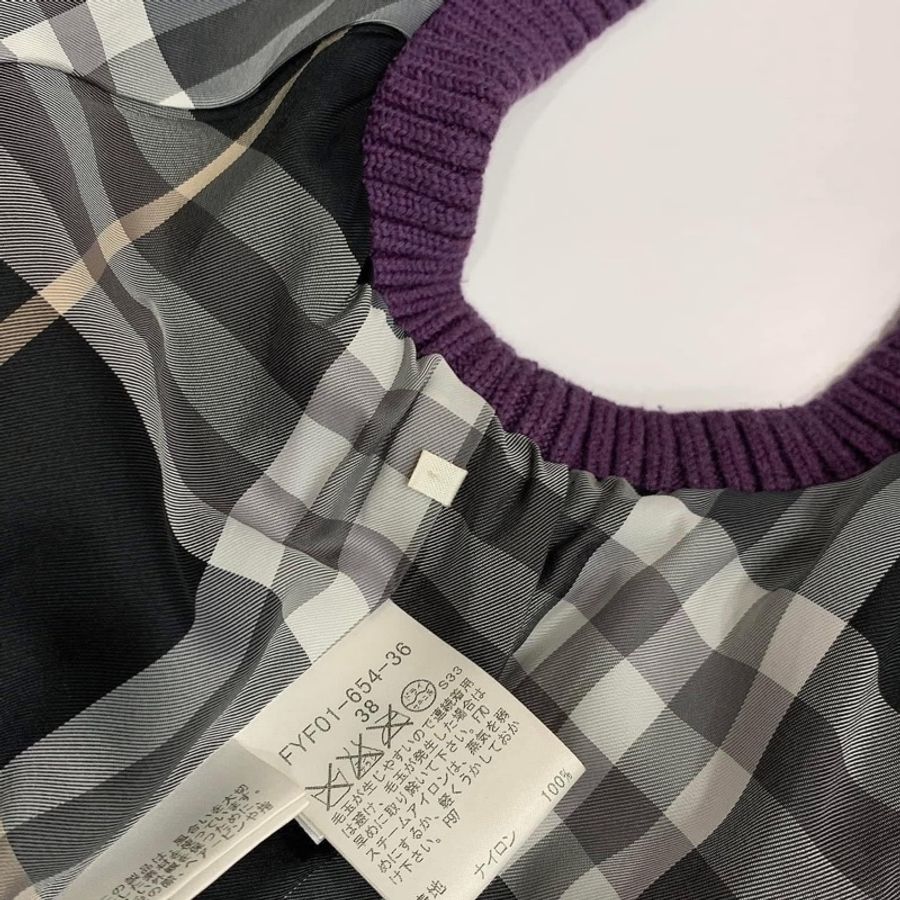 BURBERRY 藍標 帶帽格紋排扣背心(帽可拆)-8