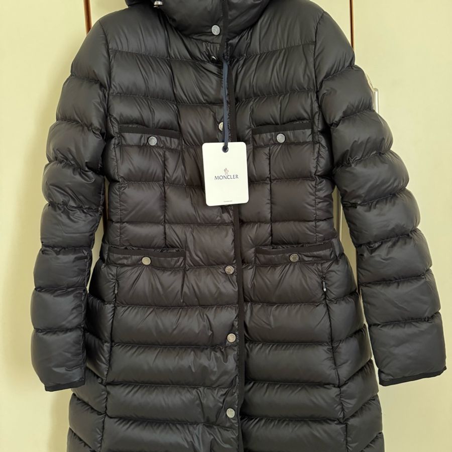 Moncler 羽絨外套 DOUDOUNE LEGERE 霧黑 中長款 2號-5