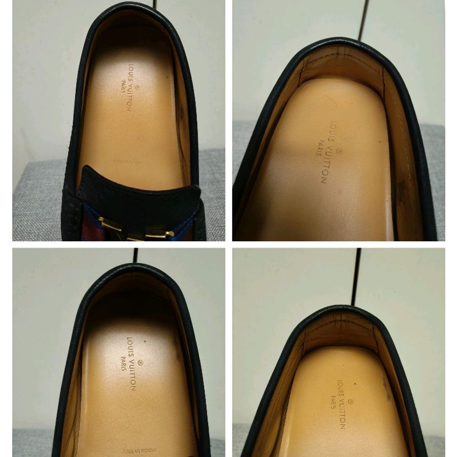 ‼️老娘最大🫅‼️通通降價再送好禮至5/11🎁㊣✨Louis Vuitton✨**尺寸:8/10.5/43**路易威登 LV 大logo 灰綠 樂福鞋 便鞋 休閒鞋 紳士鞋 男鞋/二手鞋/二手精品/保證正品🌳二手樹屋🌳-8