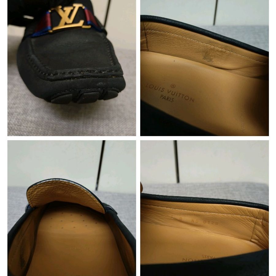 ‼️老娘最大🫅‼️通通降價再送好禮至5/11🎁㊣✨Louis Vuitton✨**尺寸:8/10.5/43**路易威登 LV 大logo 灰綠 樂福鞋 便鞋 休閒鞋 紳士鞋 男鞋/二手鞋/二手精品/保證正品🌳二手樹屋🌳-12