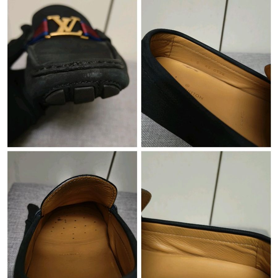 ‼️老娘最大🫅‼️通通降價再送好禮至5/11🎁㊣✨Louis Vuitton✨**尺寸:8/10.5/43**路易威登 LV 大logo 灰綠 樂福鞋 便鞋 休閒鞋 紳士鞋 男鞋/二手鞋/二手精品/保證正品🌳二手樹屋🌳-13