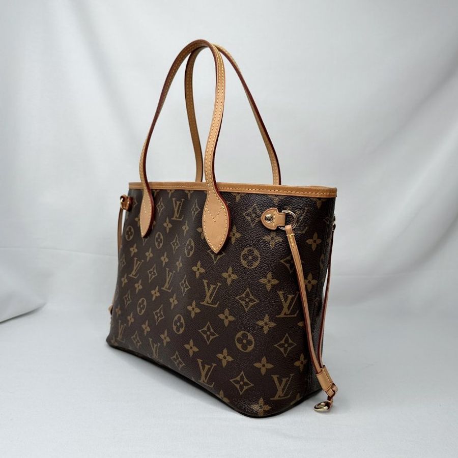 LV Neverfull PM小號老花托特包-2