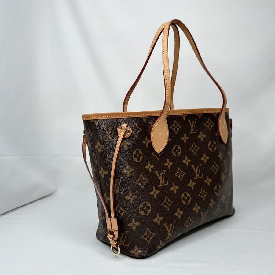 LV Neverfull PM小號老花托特包-3