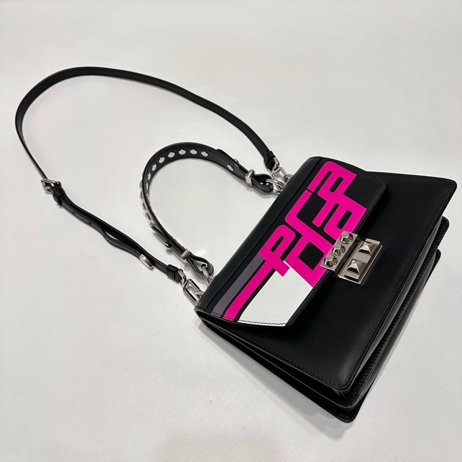 PRADA Saffiano 邊飾 Elektra 兩用包(典藏款)-3