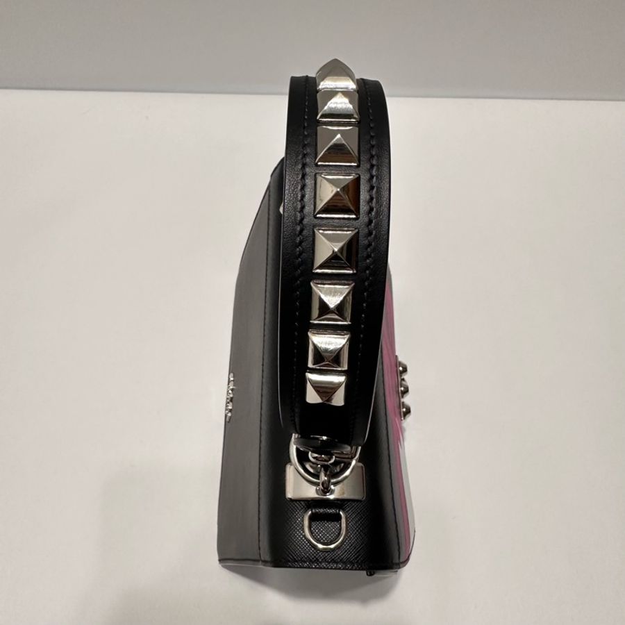 PRADA Saffiano 邊飾 Elektra 兩用包(典藏款)-8