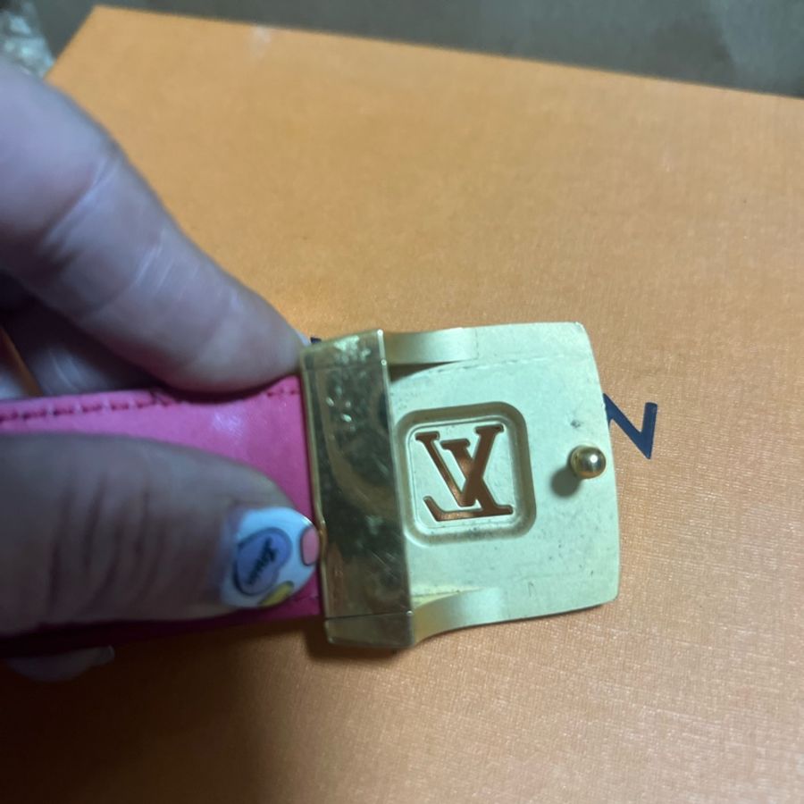LV村上隆皮帶-7