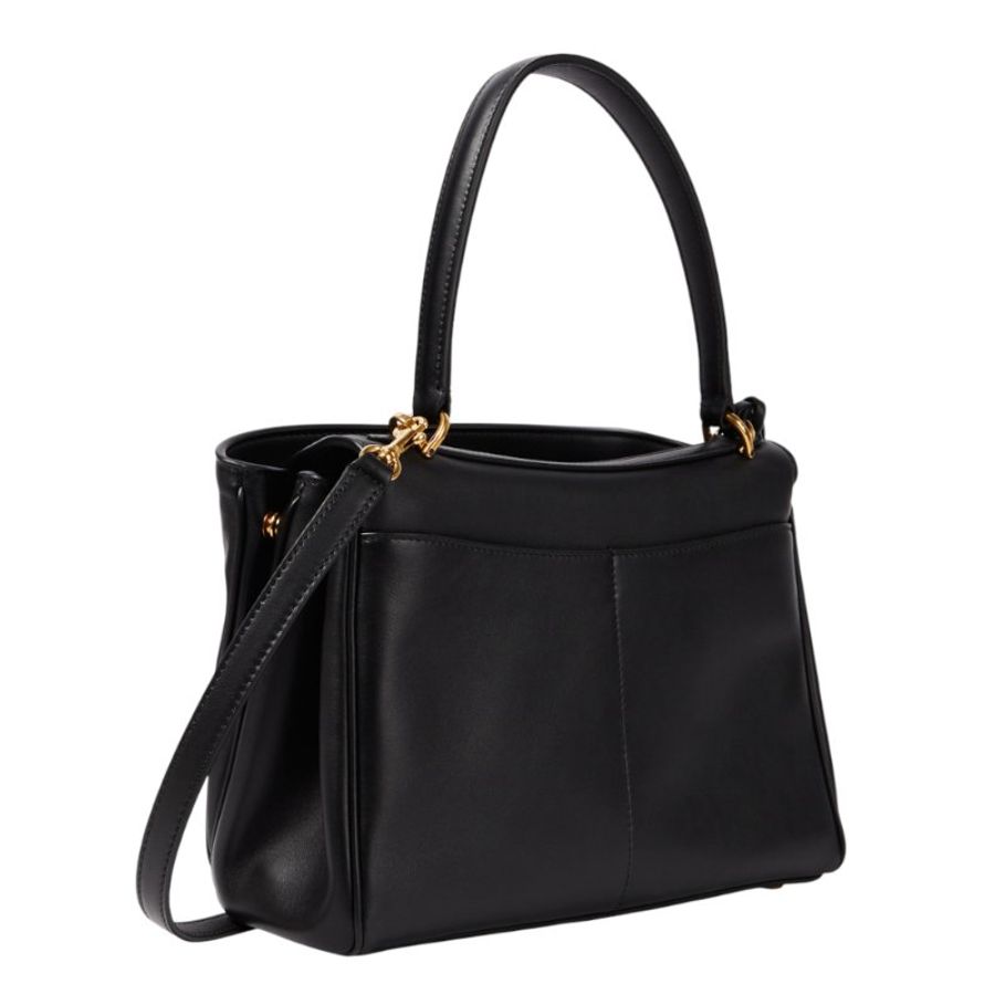 【Balenciaga 巴黎世家】Rodeo Small 小款 小牛皮 手提包 斜背包 肩背包 金扣 黑色-3