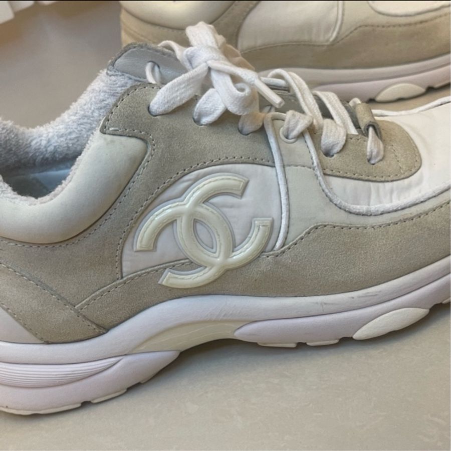 香奈兒經典雙C Logo球鞋-3