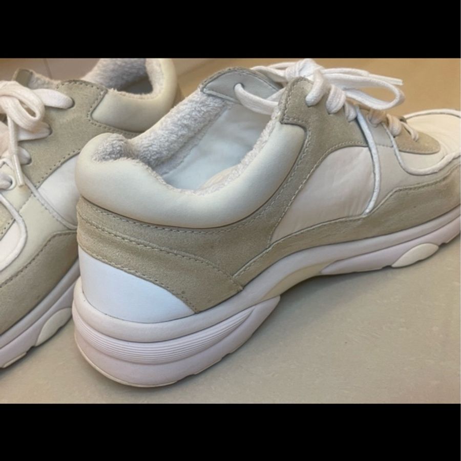 香奈兒經典雙C Logo球鞋-15
