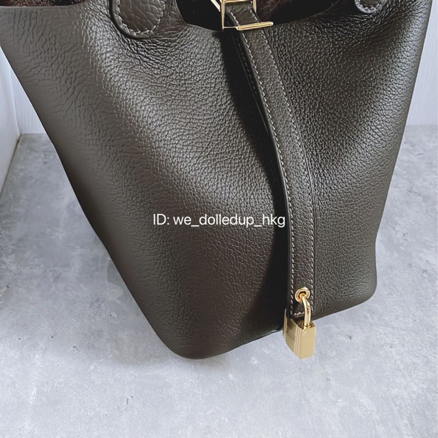 Hermes Picotin 18 Macassar 金扣-1
