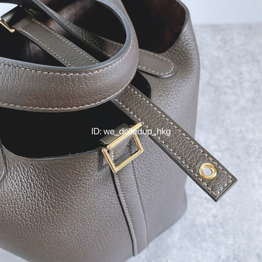 Hermes Picotin 18 Macassar 金扣-5