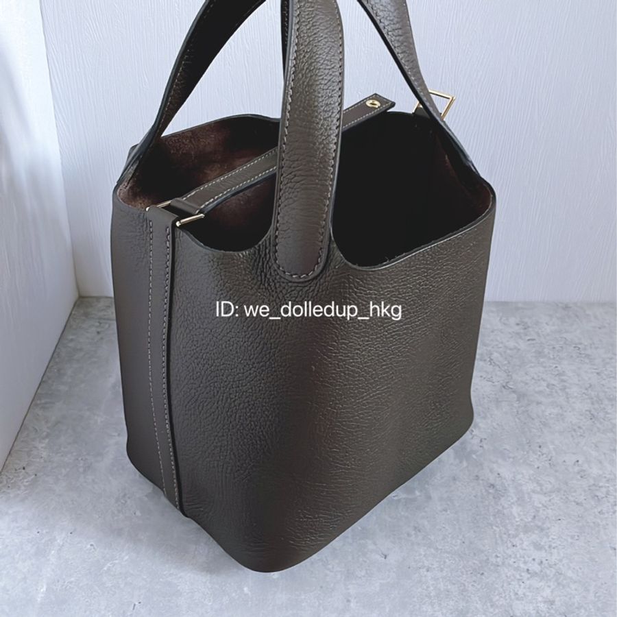 Hermes Picotin 18 Macassar 金扣-6