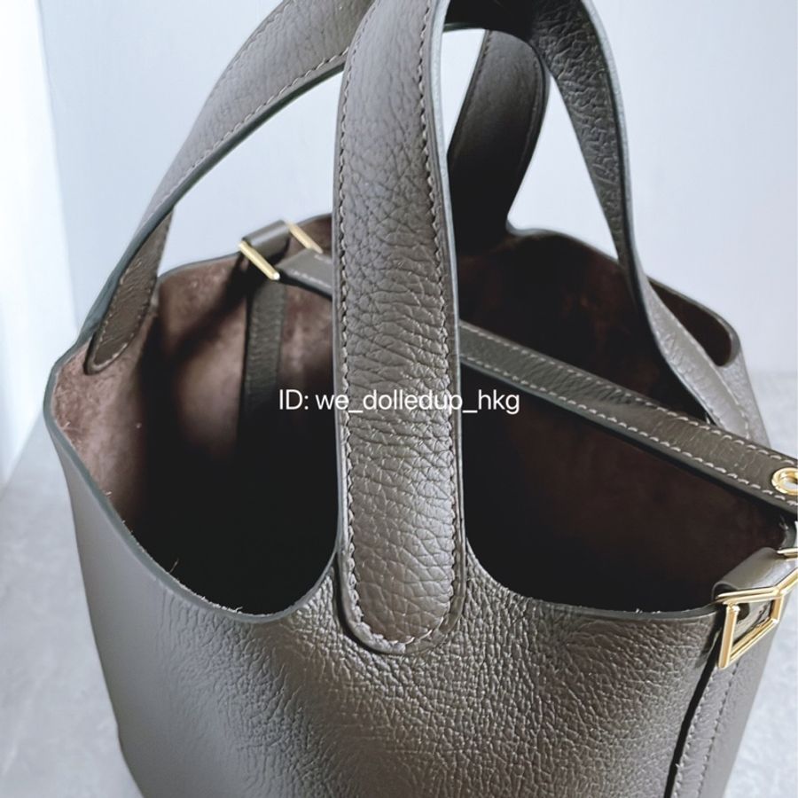 Hermes Picotin 18 Macassar 金扣-7