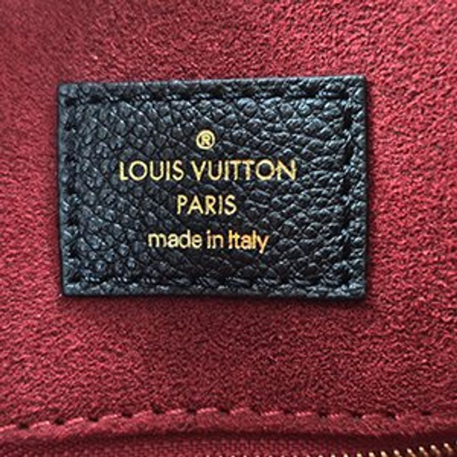 ★ 已售出 ★ LV 黑色牛皮大LOGO壓紋 Grand Palais金釦手提/斜背包M45811-6