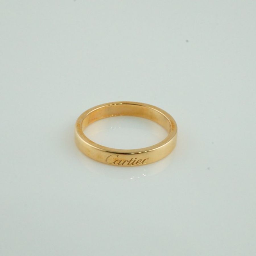 Cartier 卡地亞 C de Cartier黃18K婚戒 戒指-5