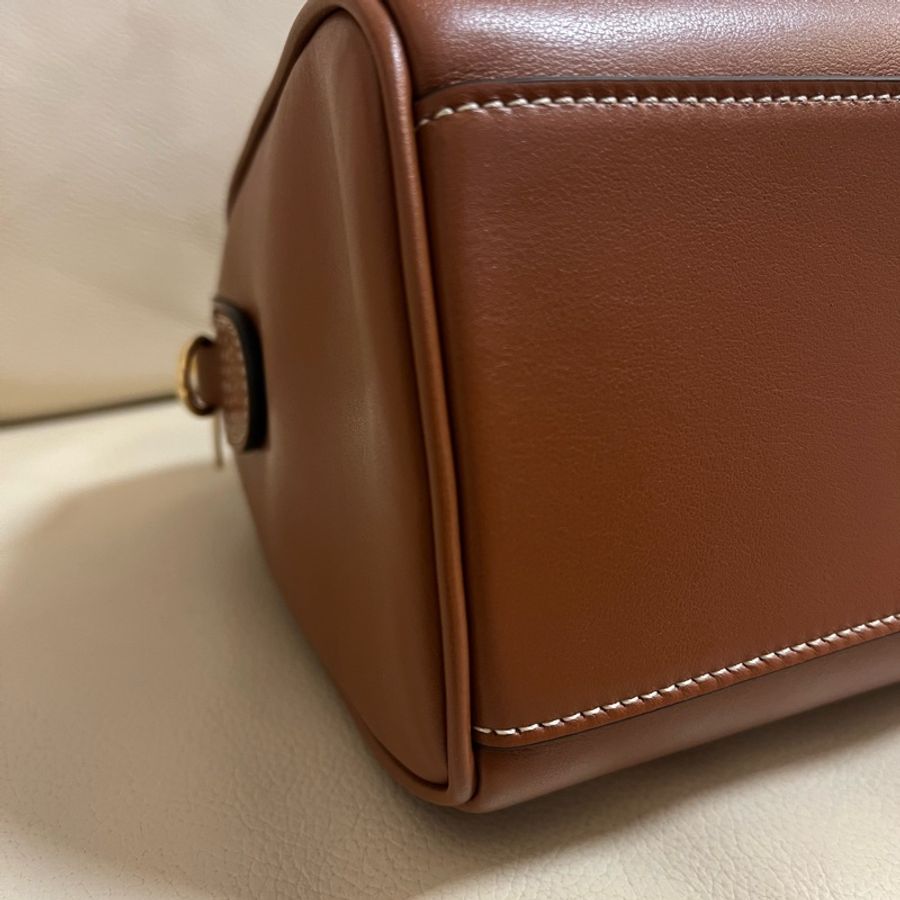 Celine Small Boston 焦糖色小波士頓包-6