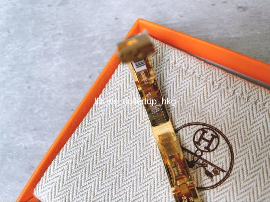 Hermes Mini Clic 黑金豬鼻手鈪-3