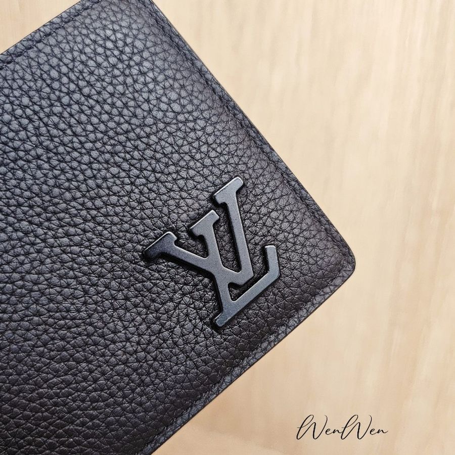 LV Multiple黑釦對開短夾 官方型號 [M69829]-3