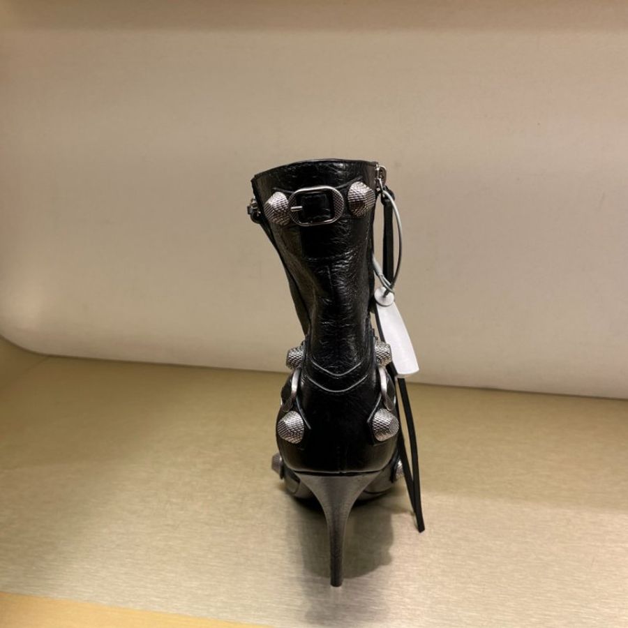 🧧新年特價活動🧧Balenciaga 694379 Cagole 90mm羊皮短靴 黑色 EU 37/37.5/40(購買請訊息告知需要尺寸)-5