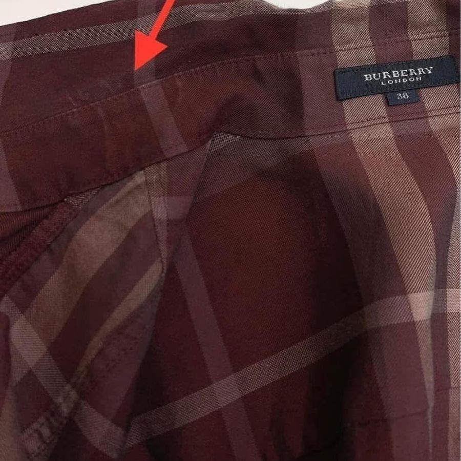 BURBERRY 倫敦 格紋腰帶襯衫&罩衫-2