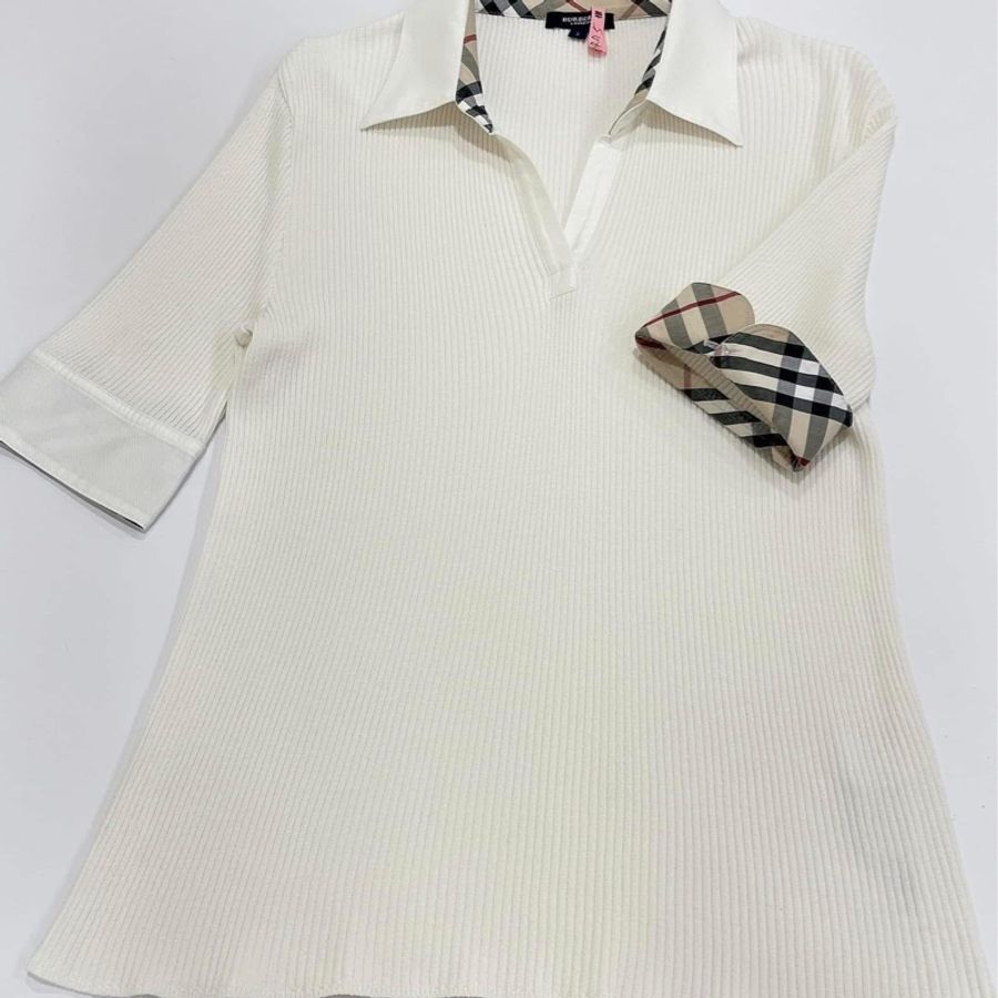 BURBERRY 倫敦 超彈針織上衣-5