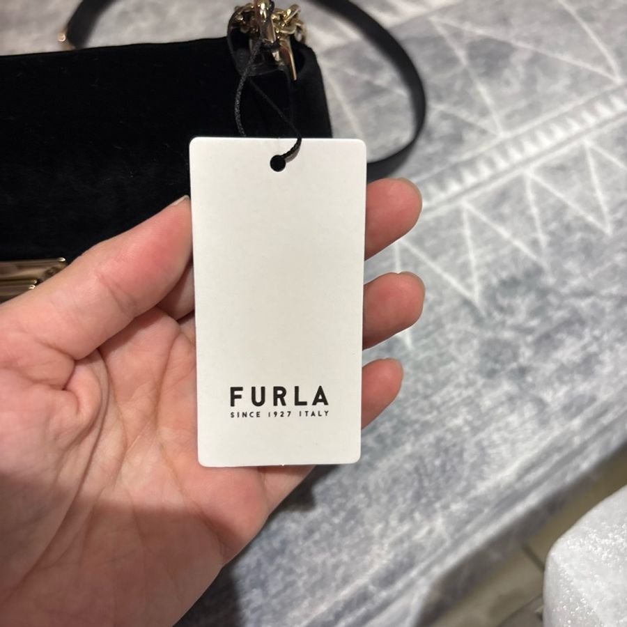 全新FURLA 1927 MINI 迷你斜背包 20黑-12