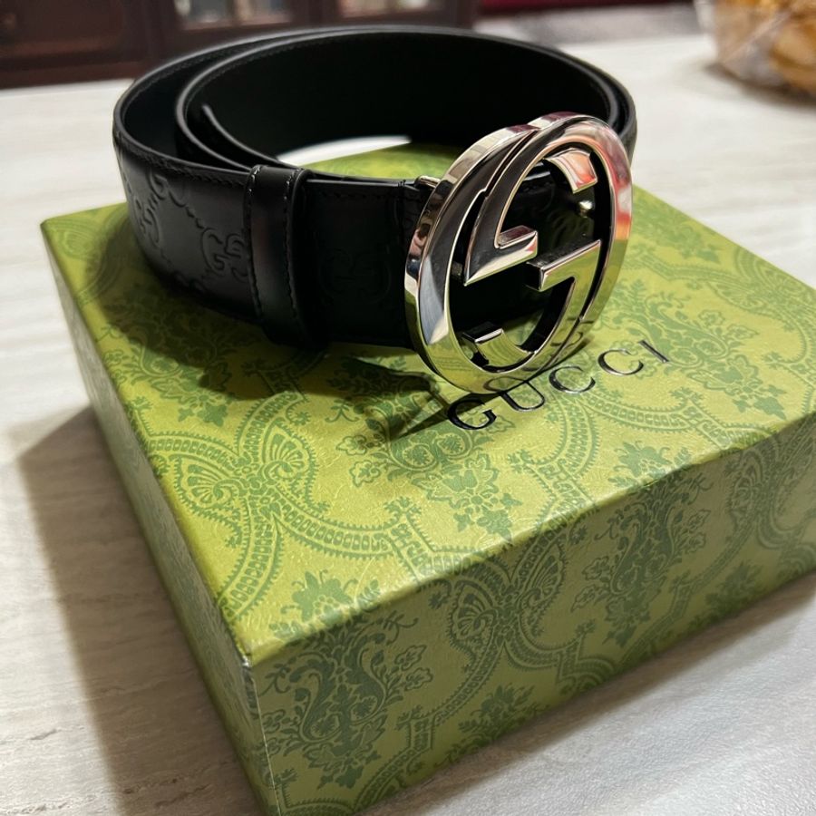 GUCCI 男士皮帶 90cm-0
