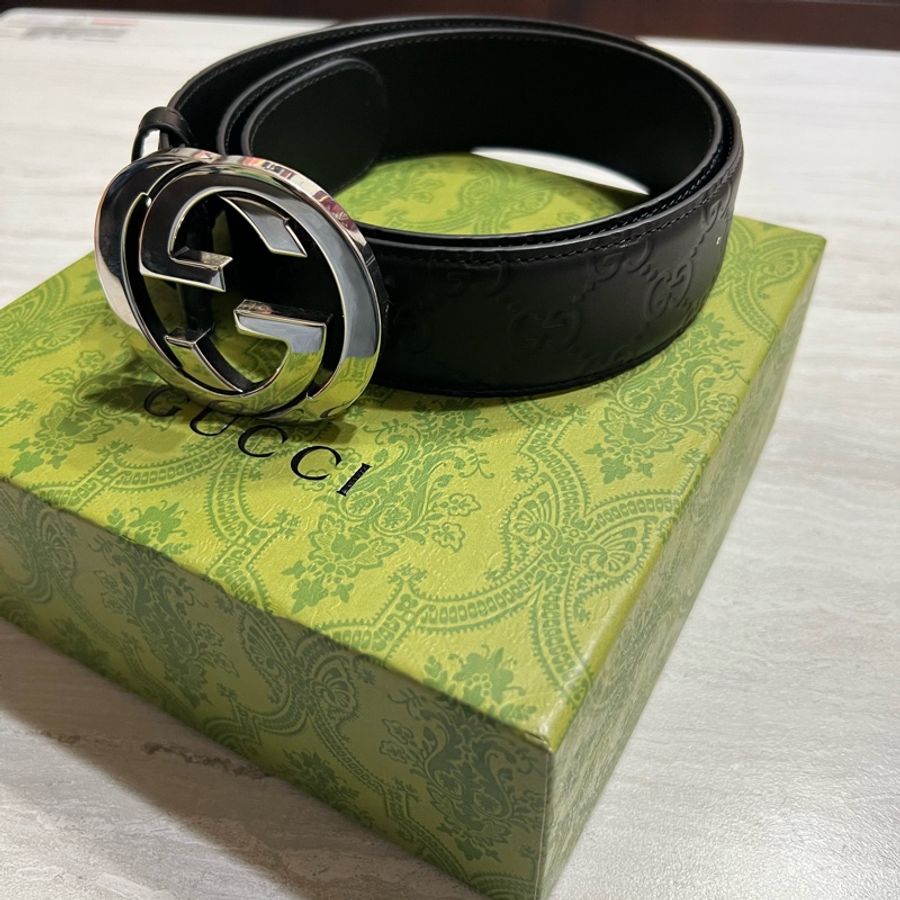GUCCI 男士皮帶 90cm-1