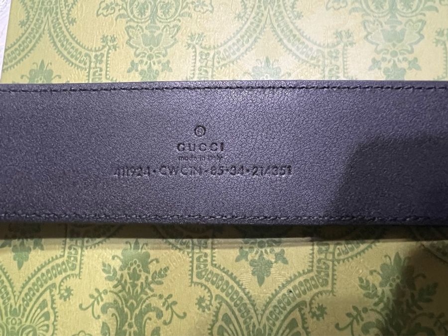 GUCCI 男士皮帶 90cm-4