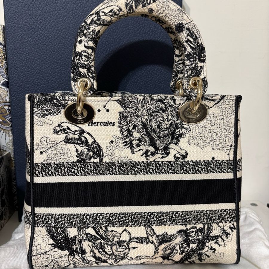Dior Lady D-Lite 刺繡手袋-8