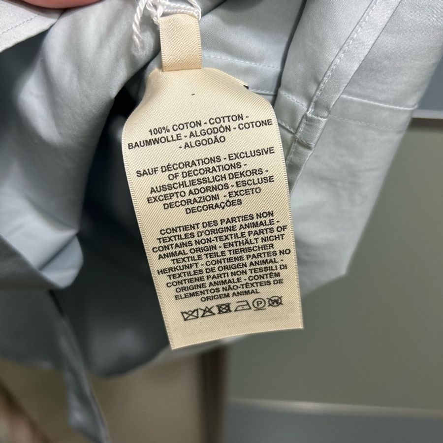 Hermes Short Blue Givre 愛馬仕襯衫 霧霾藍-11