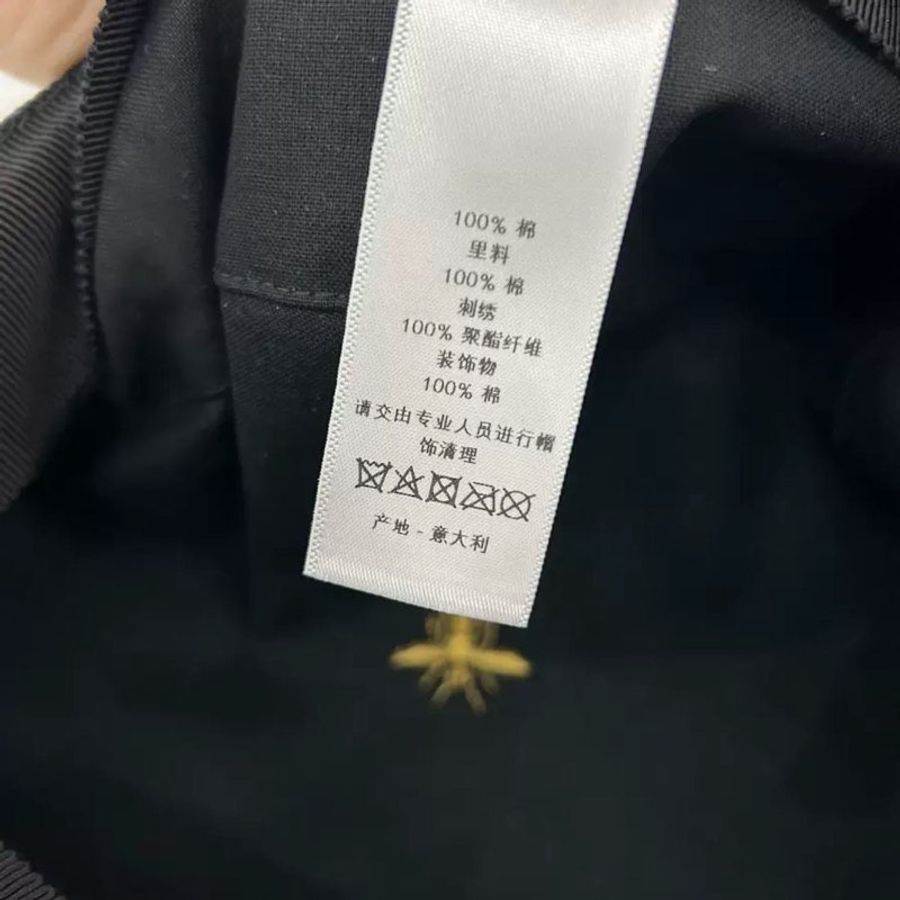 Dior 牛仔暈染報童帽 金屬標有些氧化整體很新 58cm帽圍 原價三萬多-3