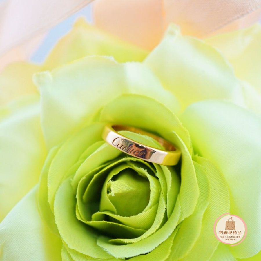 Cartier 卡地亞 C de Cartiert黃18K女婚戒 戒指-1