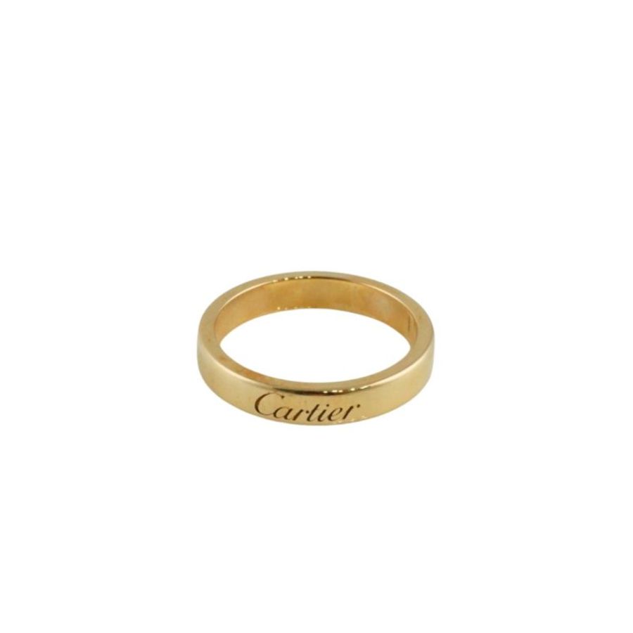 Cartier 卡地亞 C de Cartiert黃18K女婚戒 戒指-5