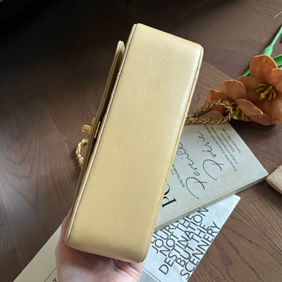 絕美!Chanel中古戴妃包小號 Diana flap bag-7